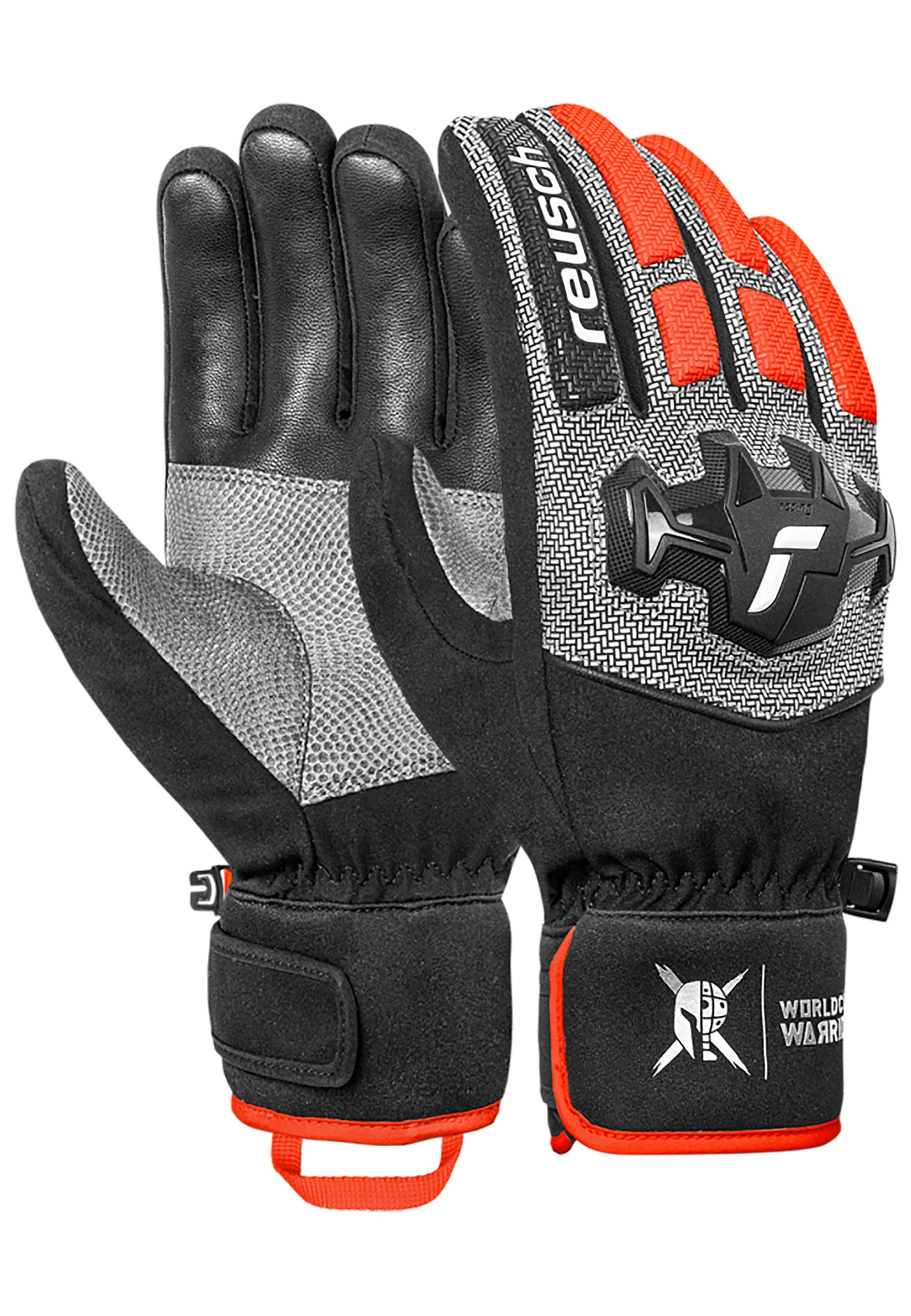 Skihandschuhe REUSCH "Worldcup Warrior R-TEX XT", Damen, Gr. 11, grau, mehrfarbig, 92% Polyester, 8% Ziegenleder, mehrfarbig, Handschuhe, mit wasserdichter, atmungsaktiver Funktion Image