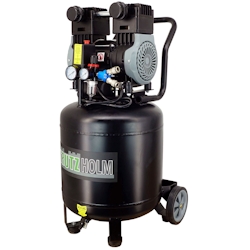 Premium Brushless Silent Flüsterkompressor 50L vertikal Kompressor leise 1500W, 62dB, 8 bar Image