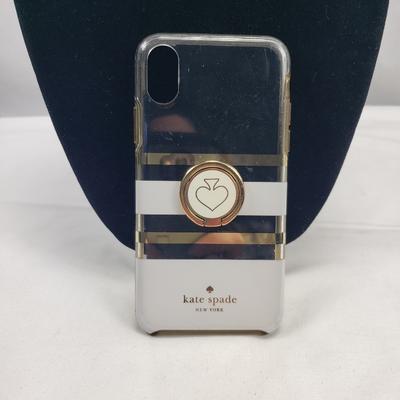 Kate Spade Cell Phones & Accessories | Kate Spade Iphone X/Xs Case With Ring Stand | Color: Gold/White | Size: Os