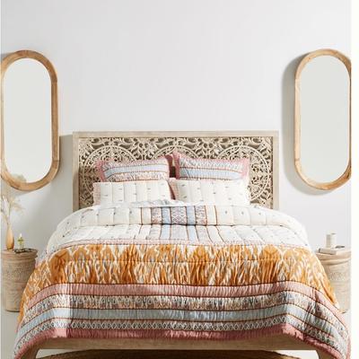 Anthropologie Bedding | Anthropologie Multicolor Bohemian Bedding King Set | Color: Orange/White | Size: King
