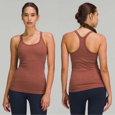 Lululemon Athletica Tops | Lululemon Women’s Ebb To Street Tank Top Built In Bra Yoga In Ancient Copper 6 | Color: Brown/Red | Size: 6