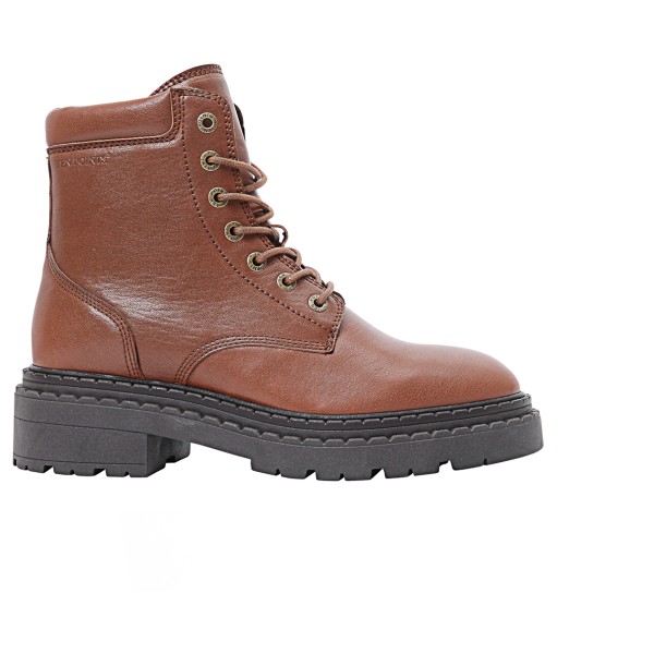 Ten Points - Women's Sonja Lace Boots Tanned Leather - Freizeitstiefel 39 | EU 39 braun