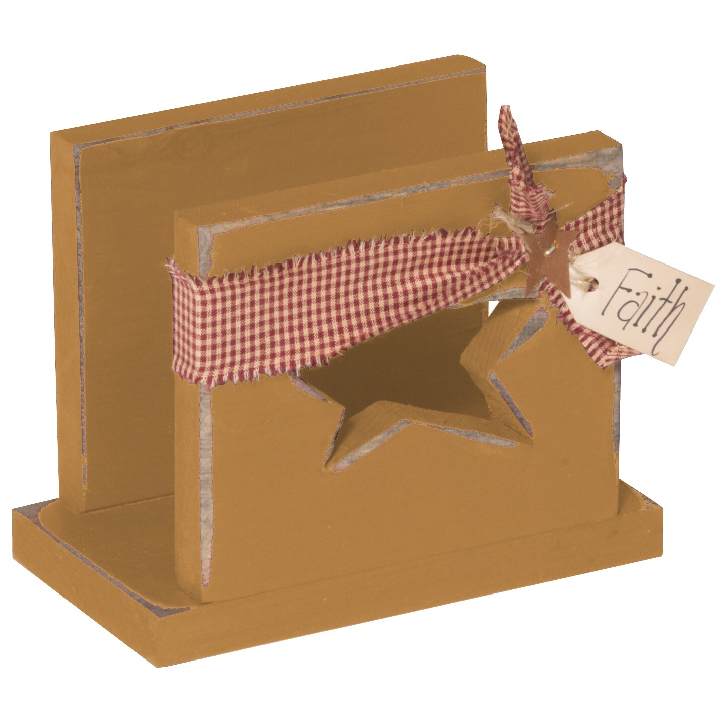 Amish-Made Pine Napkin Holder