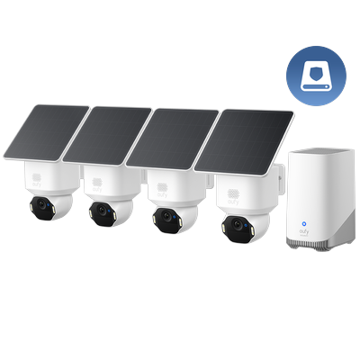 Eufy SoloCam E42 4-Kamera-Kit mit 1TB Festplatte Image