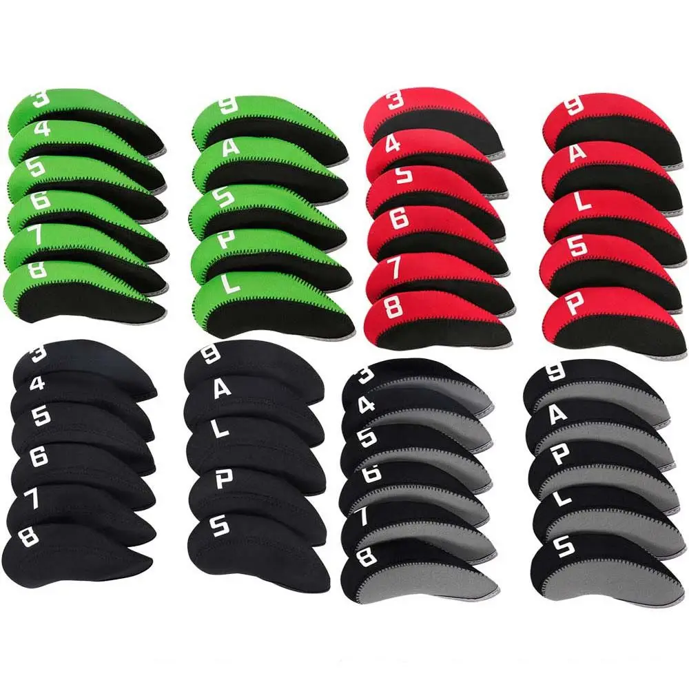 Case Golf Iron Covers Set Golf Putter Accessories Spider Head Cover Golf Club Cover Golf Iron Headcover Golf Headcovers