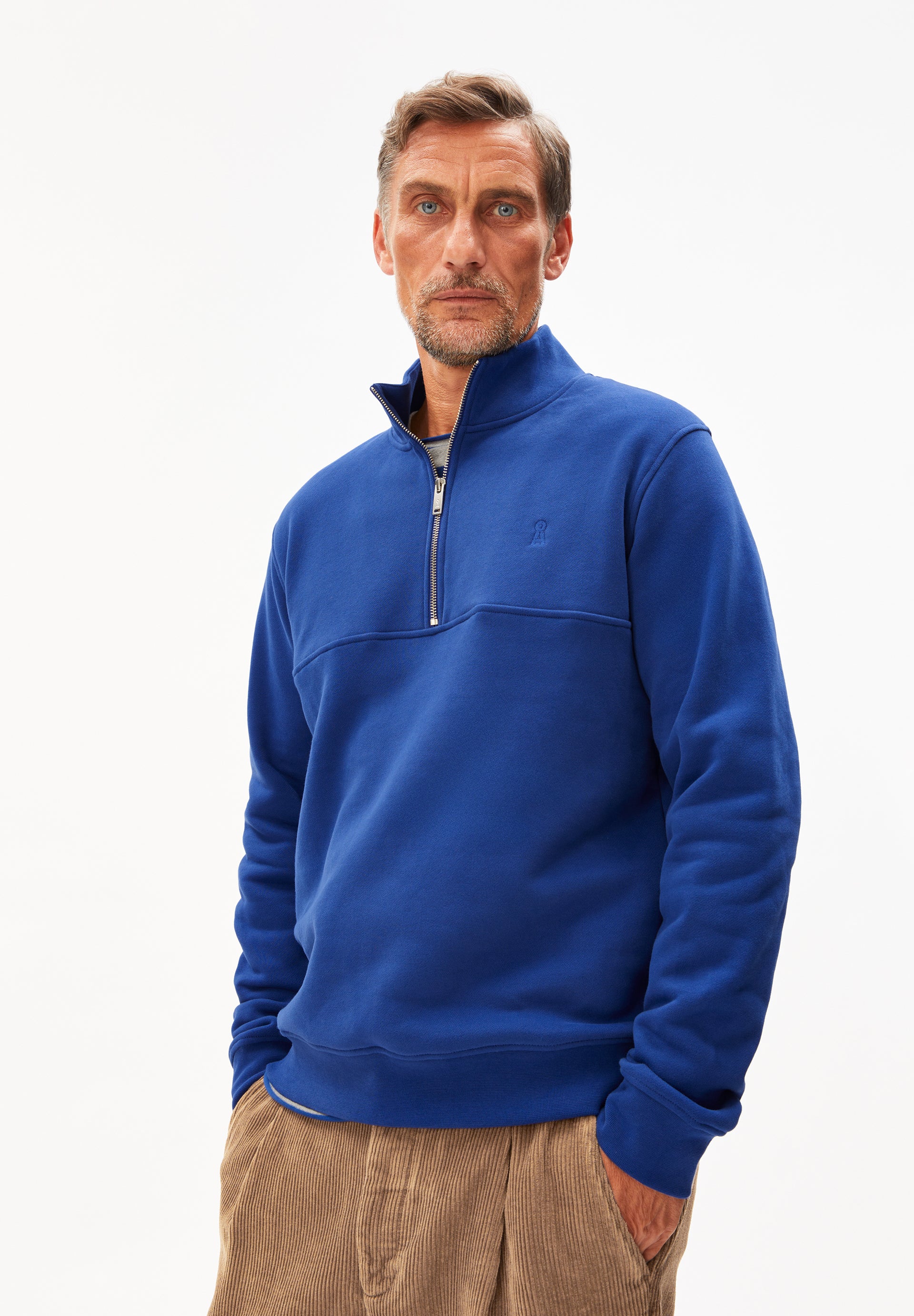 WAARLO FLEECE | Sweatshirt aus Bio-Baumwolle - blau (M) Image