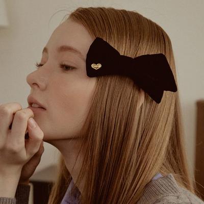 tatiana Heart Bow tie Hair pinch pin HB2224