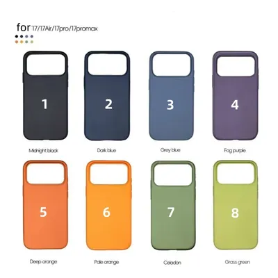 Case for iPhone 17 Pro Max Animation Magsafe Liquid Silicone Magnetic Case for iPhone 17 Air Case Wireless Charging Drop Cover