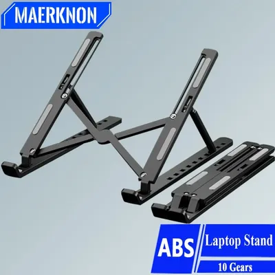 Foldable Laptop Stand Adjustable Portable Notebook Bracket Support ABS Base Holder For Macbook Air Pro Accessories Convenient