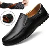 Echtes Leder Männer Casual Schuhe Luxus Marke 2025, Herren Loafer Mokassins Atmungsaktive Slip Auf Schwarz Driving Schuhe Plus Größe 37-47