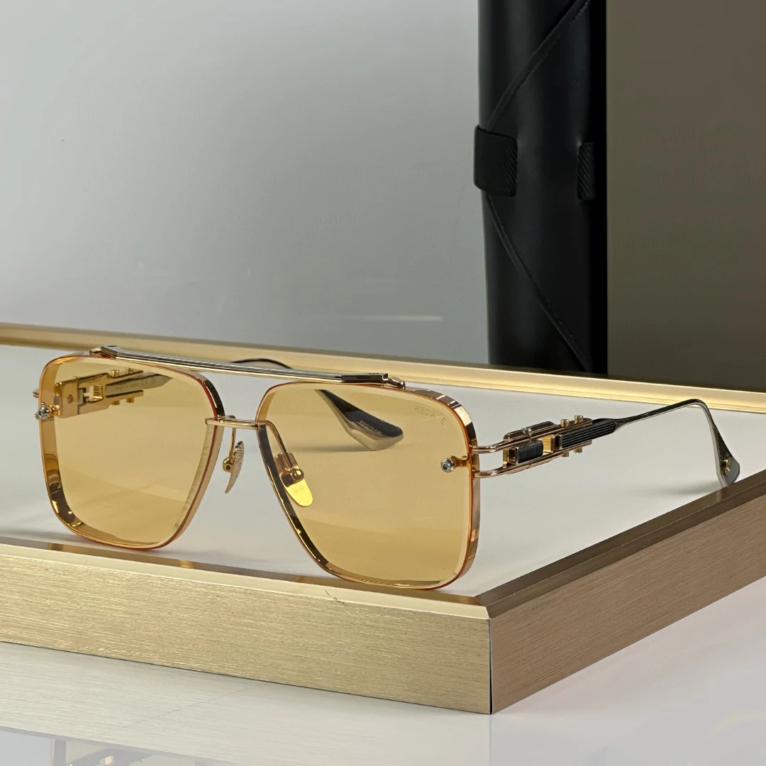 DT REDAKE DT280 Größe 62-12 Hochwertige Sonnenbrille für Männer und Frauen Stil UV400 Retro Mode Spezielles Design Sonnenbrille Image