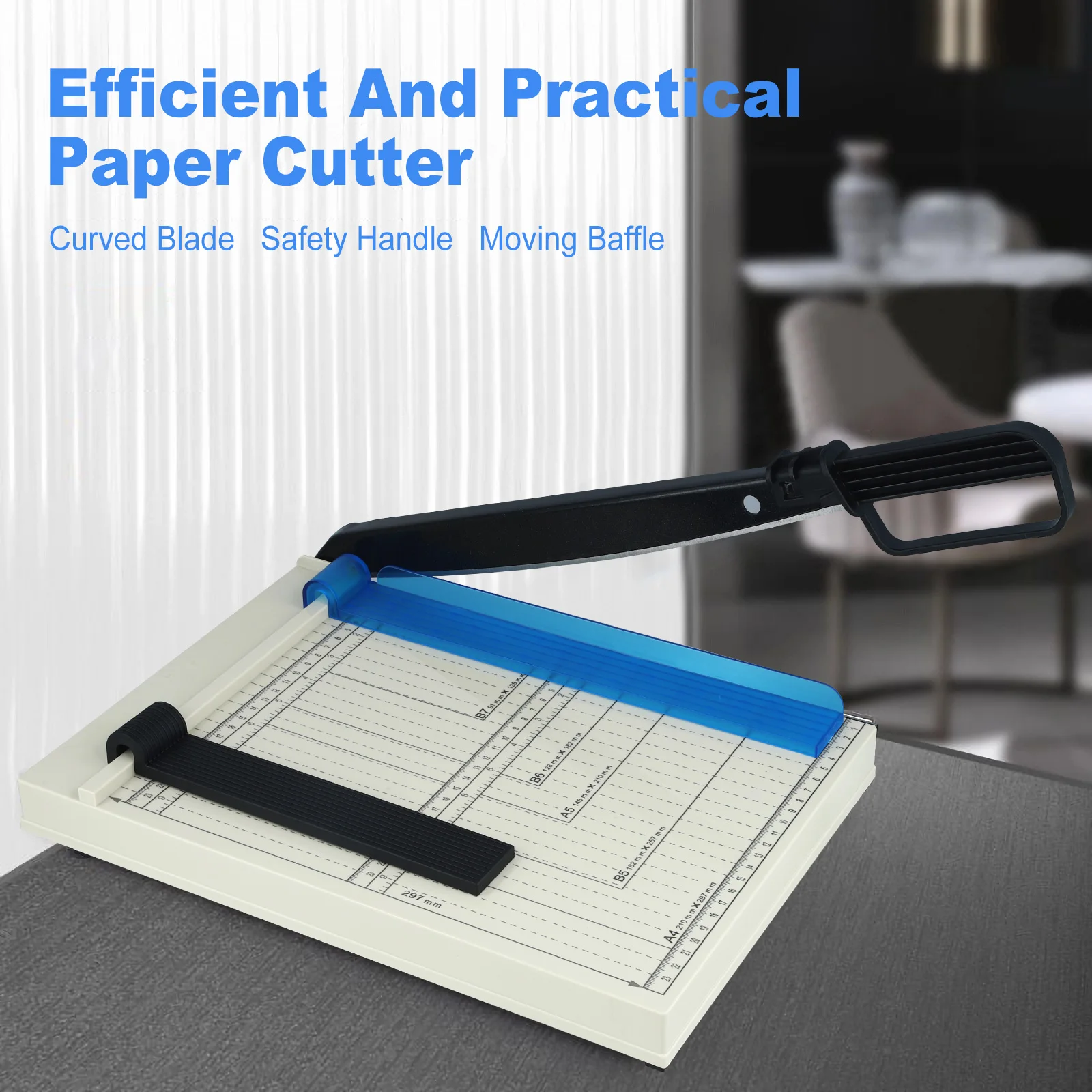 Papiers ch neider Guillotine schneider a4 b5 a5 b6 Papiers ch neider Schnitt länge 15 Blatt Kapazität Hoch leistungs papiers ch neider für das Home Office Image