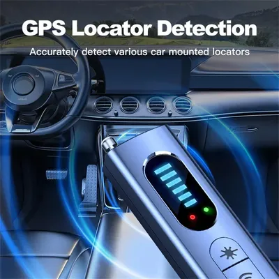 Anti-Spy Hidden Camera Detector Car GPS Tracker Listening Device Bug RF Wireless All Signal Scanner Gadget Security Protection