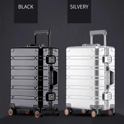 20"24"29" Inch Aluminum-magnesium Alloy Travel Suitcase Rolling Luggage Trolley Luggage Carry-On Cabin Suitcase Toy Storage