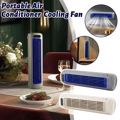 Cooling Ace Fan Portable Household Quiet Tower Fan 3 Speeds Wall Mounted Fan Room Kitchen New