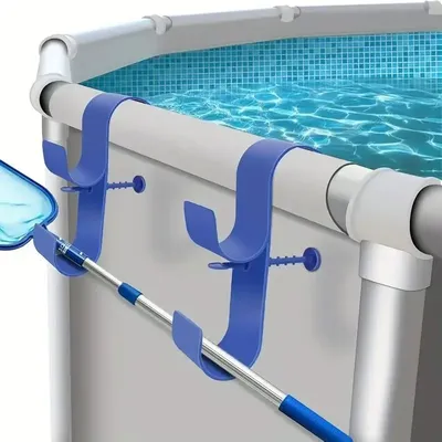 2PC Outdoor Schwimmbad Haken Halterung Lagerregal Lagerung Haken Mehrzweck Haken Home Storage & Organisation