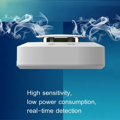 MULO Smoke Detector 433MHz Fire Alarm Sensor Home Security System Firefighters Fire Equipment Smokehouse 441BD