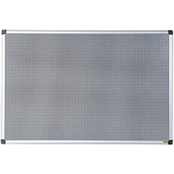 Bi-Office Pinnwand Magnetisch Wandmontage Keramik, Stahl 60 (B)x45 (H) cm Aluminium Grau