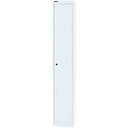 Bisley Metall Schließfach 1 Tür 1 abteile Schlüssel 305 x 305 x 1.802 mm Verkehrsweiß
