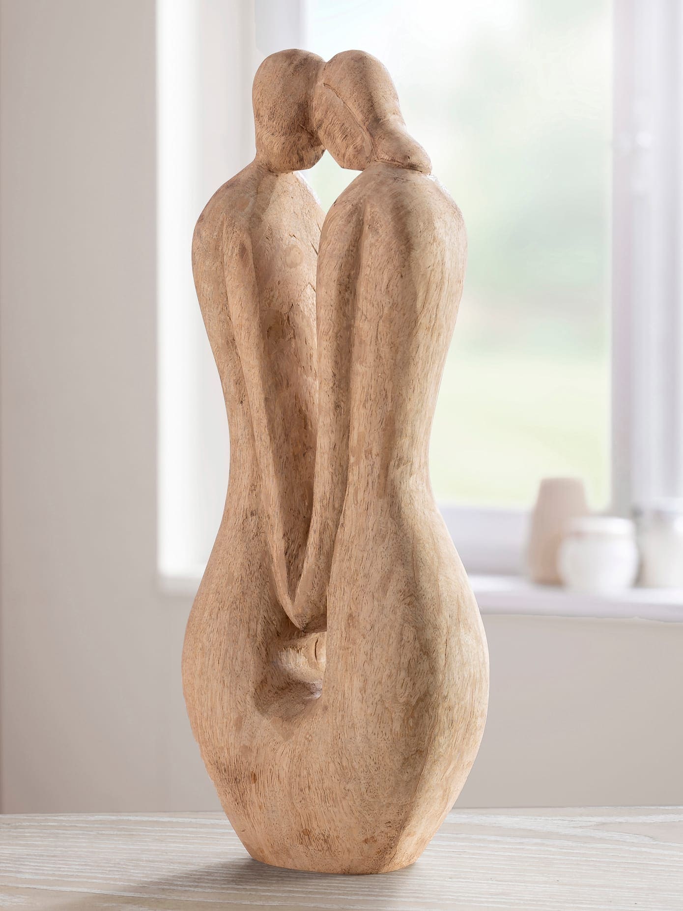 Dekofigur HEINE HOME, beige (natur), B:15,5cm H:38cm T:8,5cm, Dekofiguren Image