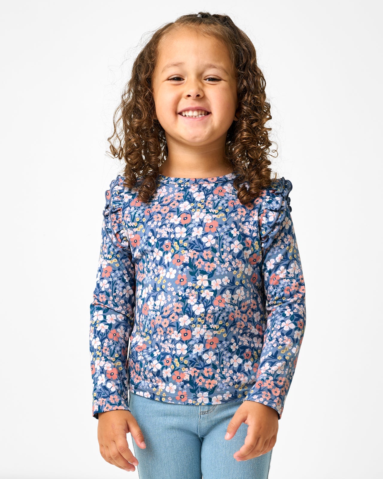 Petite Petals Flutter Tee - 12-18 months