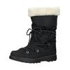 Snowboots KICKERS "Kickers Stiefel Nylon", Damen, Gr. 41, schwarz, Textil, casual, Schuhe
