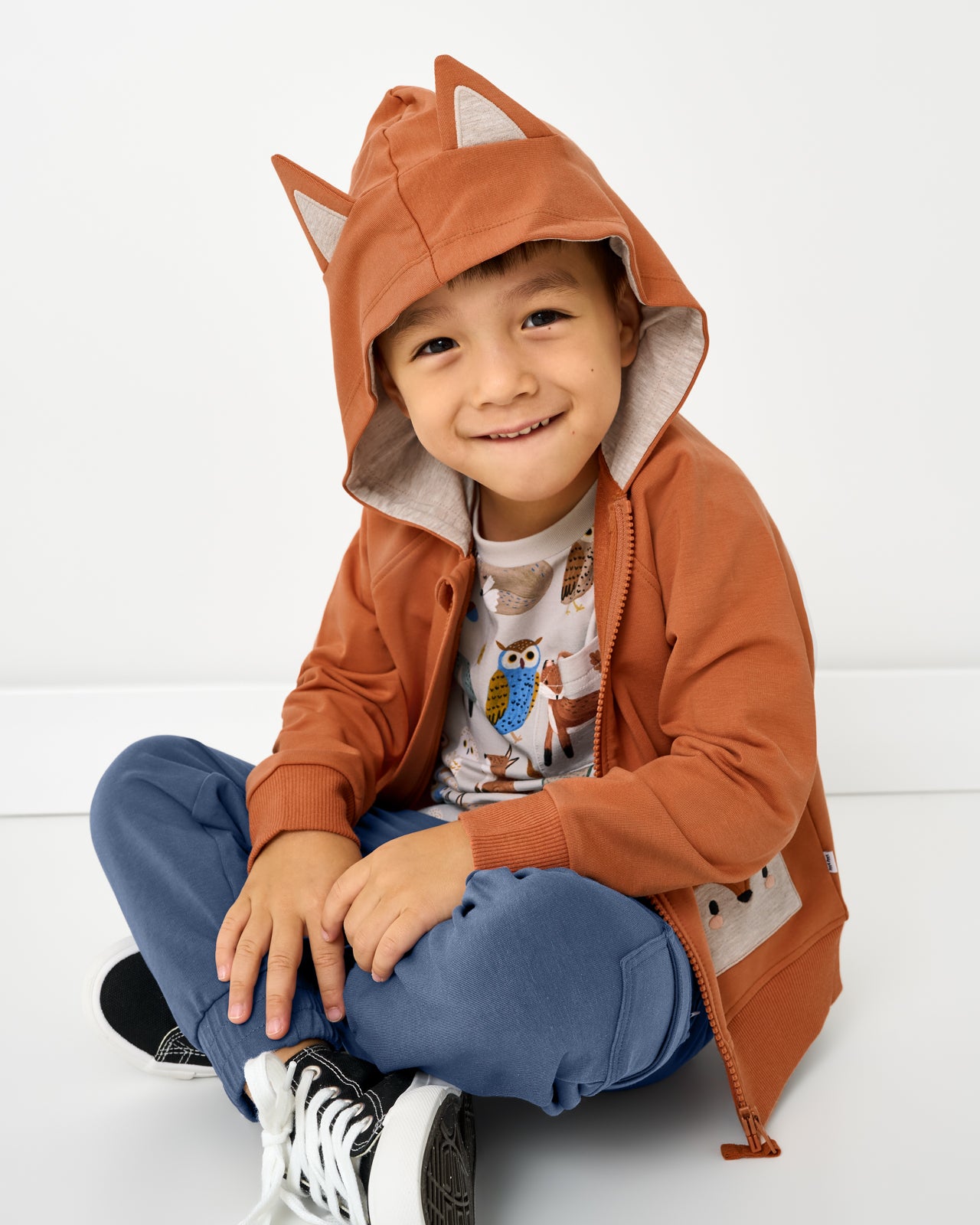 Fox Zip Hoodie - 2T
