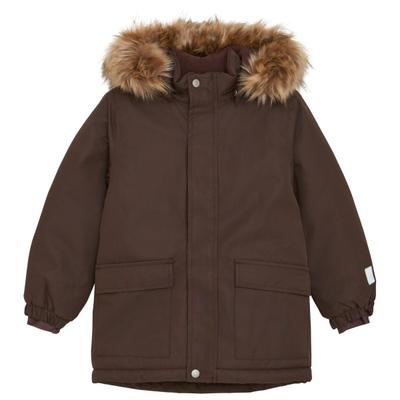 Minymo - Kid's Snow Jacket with Fur - Winterjacke Gr 140 braun