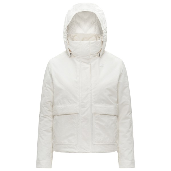 K-Way - Women's Kali Warm Cotton Nylon - Winterjacke Gr L grau/weiß