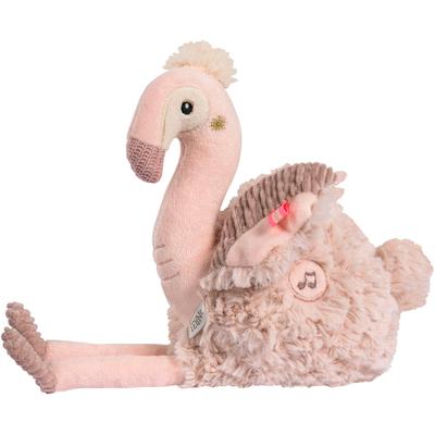 Kuscheltier FEHN "Lazy, Crazy & Pink, Einschlafhilfe Flamingo", rosa (rose), Plüschfiguren, KinderB:14cm H:6,8cm L:32cm, Plüsch, Softvelour, B:14cm H:6,8cm L:32cm Image