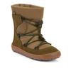 Barfußschuh FRODDO "BAREFOOT TEX TRACK", Kinder, Gr. 30, grün (khakifarben), Veloursleder, Textil, sportlich, Schuhe, Snowboots, Winterstiefel mit TEX-Membrane