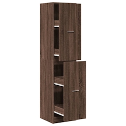 vidaXL Apothekerschrank Eichen-Optik 40x41x174,5 cm Holzwerkstoff Image