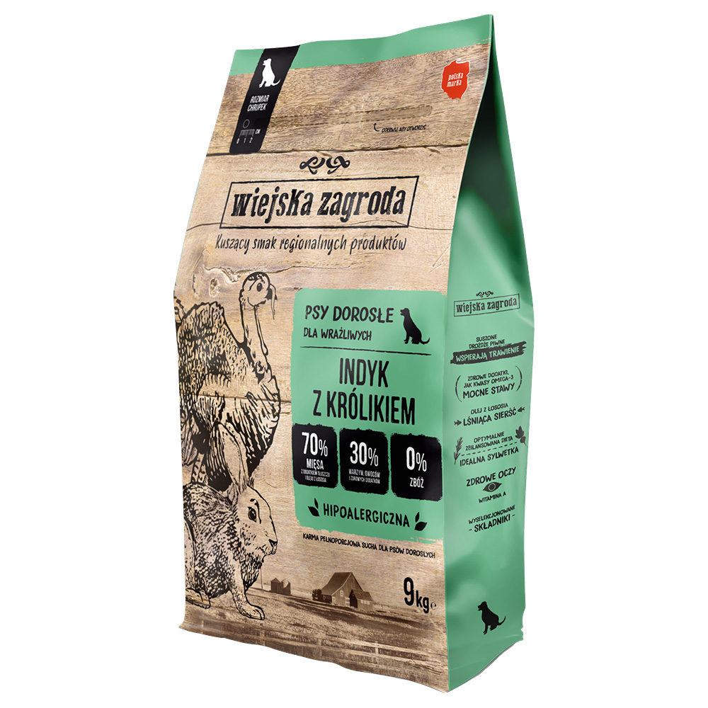 Wiejska Zagroda Tacchino con Coniglio - Set %: 2 x 9 kg