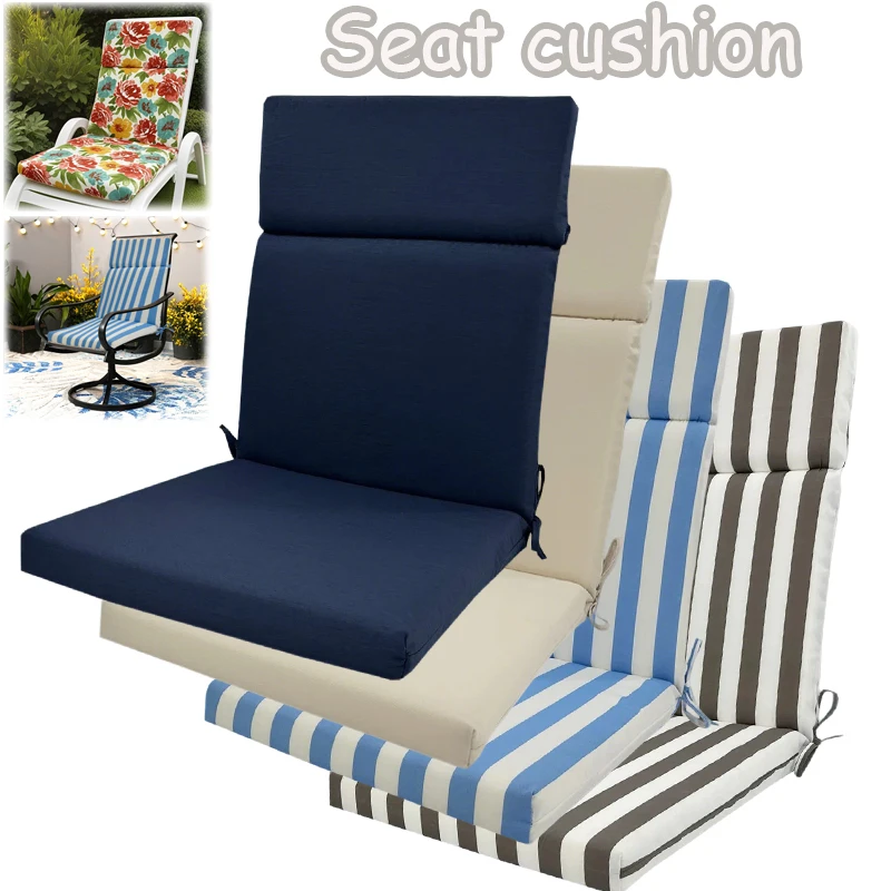 Stilvolles Sitzkissen mit integrierter Rückenlehne, verdickt, bedruckt, für Büro, Esszimmer, Studentenstuhl, Kissen, Heimdekoration, Matte, Servies Sawart Image