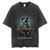 Streetwear Unisex T-shirt Hip Hop Deftones Männer Frauen Plus Größe Sommer Gewaschen T Shirt Vintage Print Baumwolle Mode Design T Top