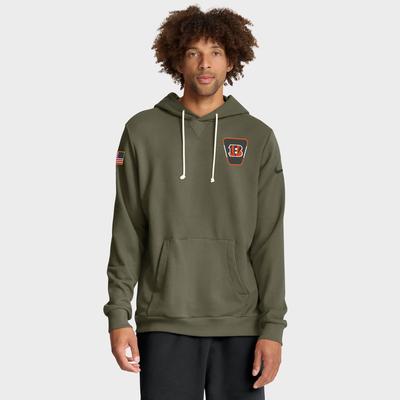 Cincinnati Bengals Nike 2025 Salute To Service Dominant Force Dri-FIT Hoodie - Herren Image