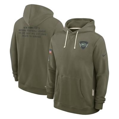 New York Jets Nike 2025 Salute To Service Dominant Force Dri-FIT Hoodie - Herren Image