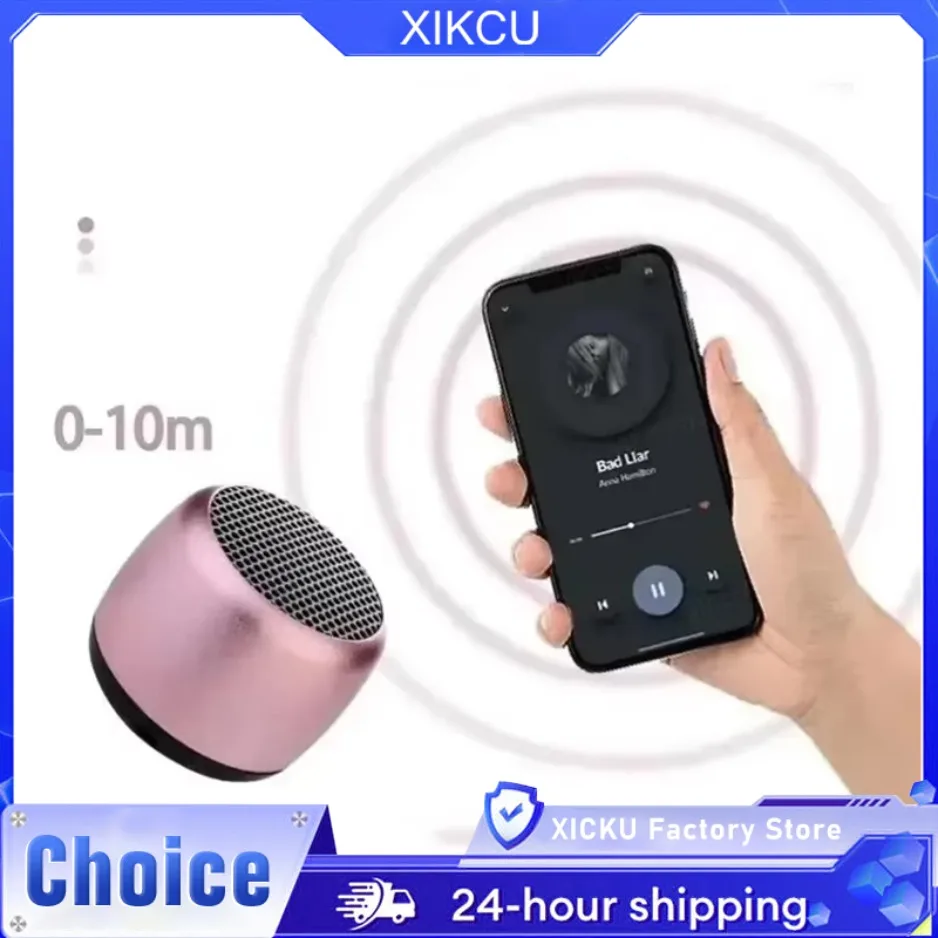 XIKCU M1 Tragbare Mini Bluetooth Lautsprecher Musik Stereo Surround USB Outdoor Subwoofer Lautsprecher Audio Player Lautsprecher Mikrofon Image