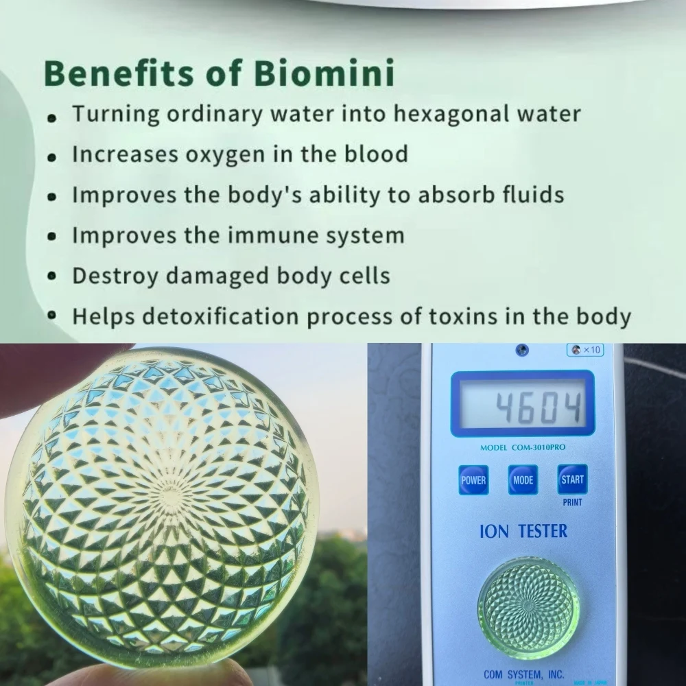 Health Bio Disc 4000cc+ Gauss Mini Flat Biodisc Verbessert die Durchblutung Bioglas Erhöhen Sie die Energie Gesundheitsgeschenk Image