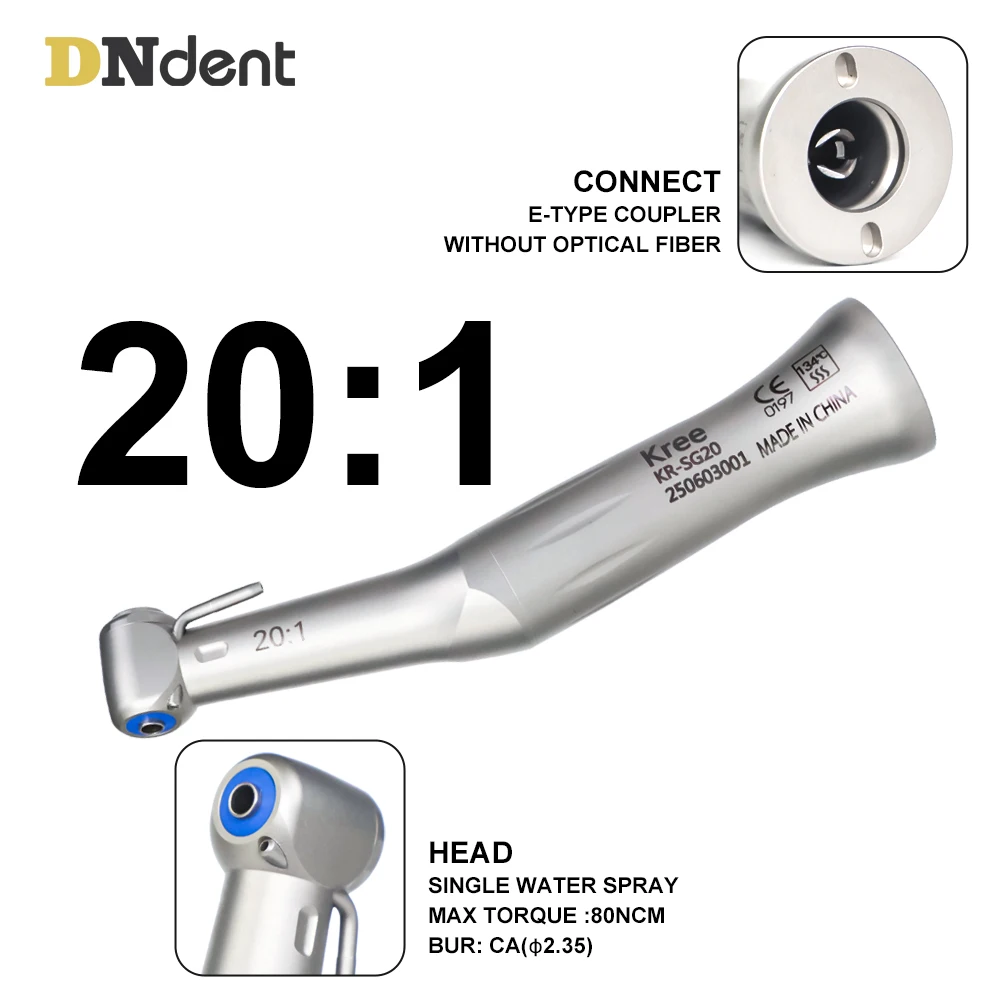 S-MAX SG20 Dental 20:1 Winkelstück Handstück mit niedriger Geschwindigkeit Odontologia Implantatchirurgie Winkelstück Zahnmedizinische Ausrüstung Image