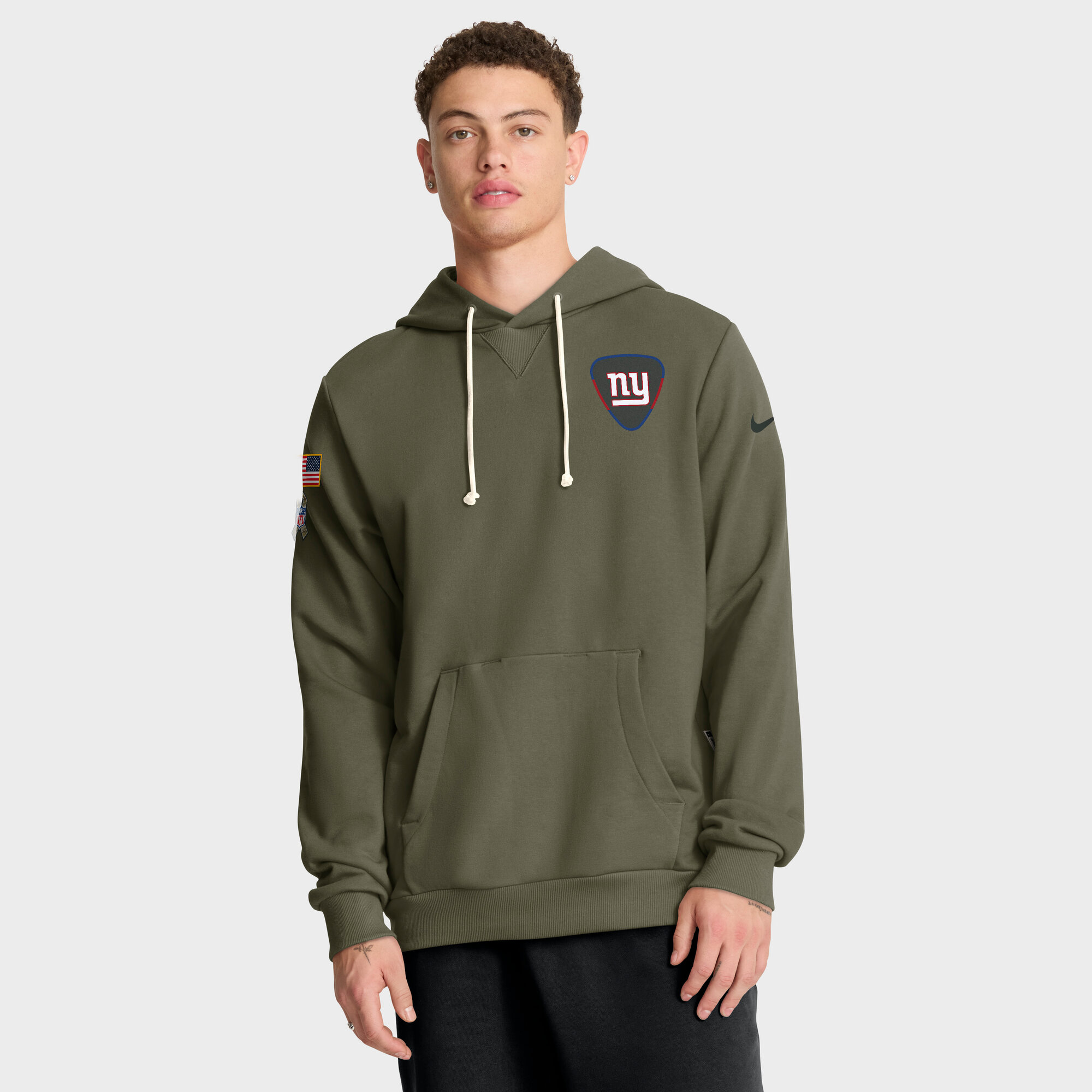 New York Giants Nike 2025 Salute To Service Dominant Force Dri-FIT Hoodie - Herren Image