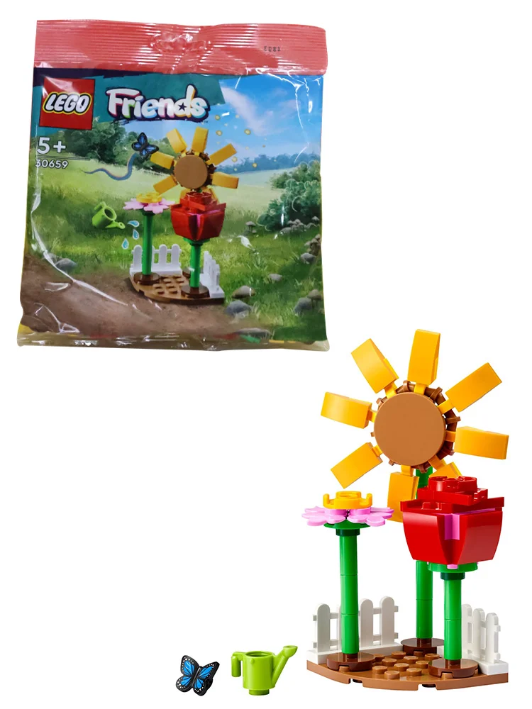 Lego 30659 Mädchen Serie bunte Garten Mauerwerk Pack flache große Bausteine Spielzeug Kinder geschenk Image
