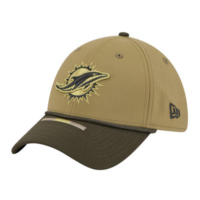 Miami Dolphins New Era 2025 Salute To Service 39THIRTY Kappe Image