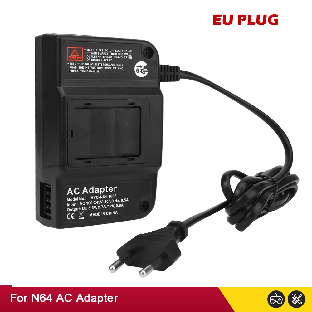 NEUE Für Nintend N64 AC Adapter Ladegerät für Nintend N64 EU UNS Power Adapter Netzteil Kabel Lade Ladegerät Netzteil Image