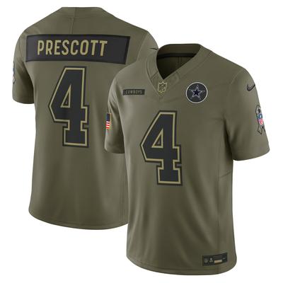 Dallas Cowboys Nike 2025 Salute To Service Trikot - Dak Prescott - Herren Image