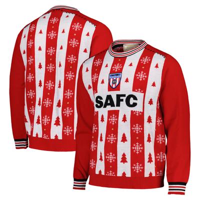 Sunderland Retro Weihnachtspullover - Rot/Weiß - Erwachsene Image