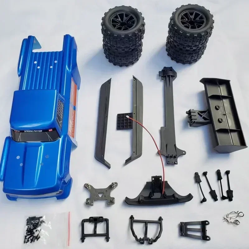 1/12 Monster Truck Modifizierte Karosserieräder Upgrade-Teile-Kit für Wltoys 124016 124017 124018 124019 RC Buggy Car Hobby