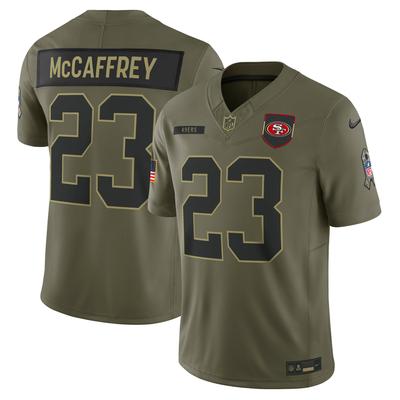 San Francisco 49ers Nike 2025 Salute To Service Trikot - Christian McCaffrey - Herren Image