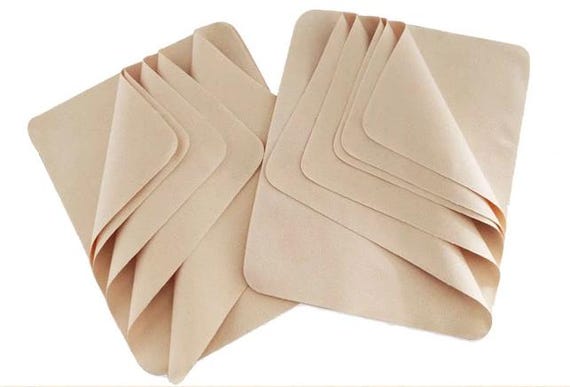 Camoscio per ceramica, 10 pezzi, panno lisciante, tessuto morbido, strumento per rifinire il bordo del vaso in ceramica, accessori per il lancio, crea