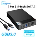Custodia per HDD Custodia per disco rigido esterno da 3,5 2,5 pollici SATA SSD HDD UASP USB 3.0 a SATA III Custodia per disco rigido SSD da 10 TB